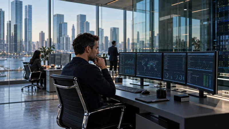 Infraestrutura corporativa de TI, monitoramento em nuvem e segurança de dados Prime Border